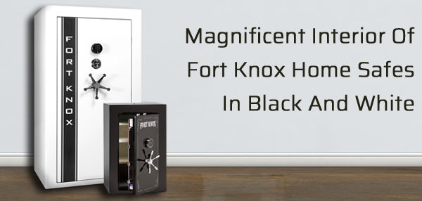 Magnificent Interior Of Fort Knox Home Safes In Black And White