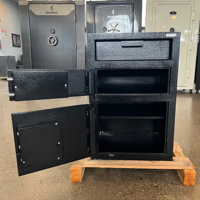 USED Dual Compartment Drop Safe, image 2 