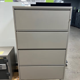 USED Herman Miller, 4-Drawer Lateral File Cabinet, image 1