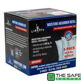 Liberty Safe Humydry Moisture Absorber Refill 15.9 oz (3-Pack), image 1