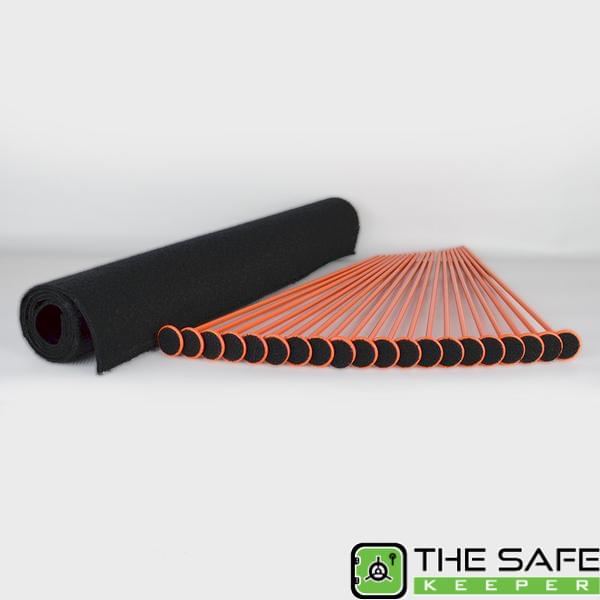 Gun Storage Solutions Starter 20Pack Rifle Rod Kit & Shelf Liner