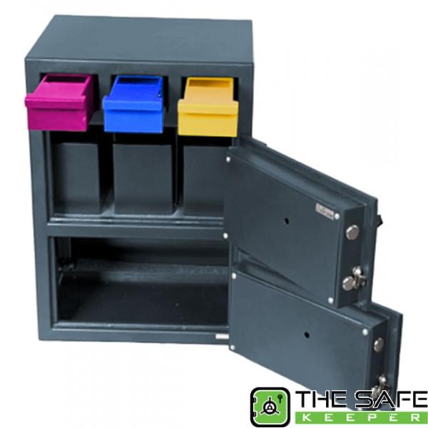 Hollon 3D-2820MM-EE Triple Drop Safe With Electronic Locks, image 2 