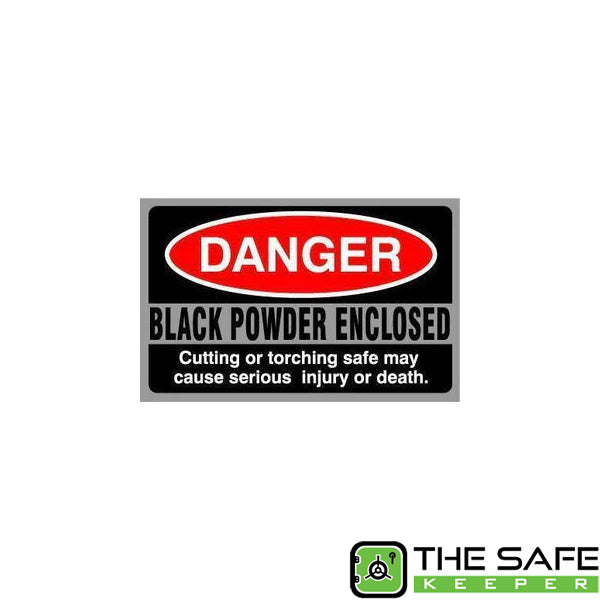 Sticker «Danger Black Powder Enclosed» Single