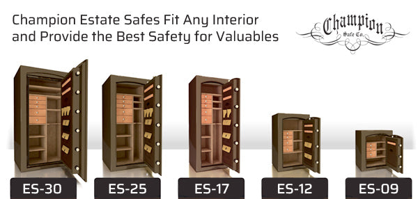 Champion Estate Safes Fit Any Interior and Provide the Best Safety for Valuables