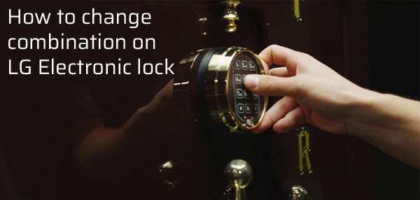 How to change combination on LG Electronic lock