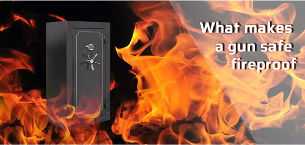 What makes a gun safe fireproof