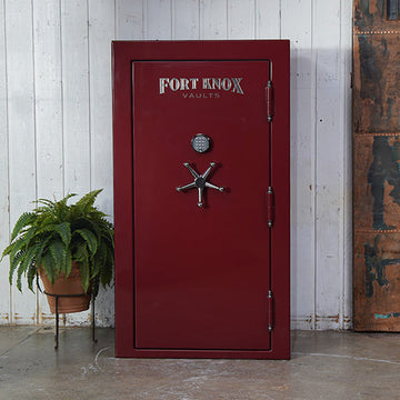 Fort Knox Executive 6637 Gun Safe | Burgundy Wine Color, image 1 