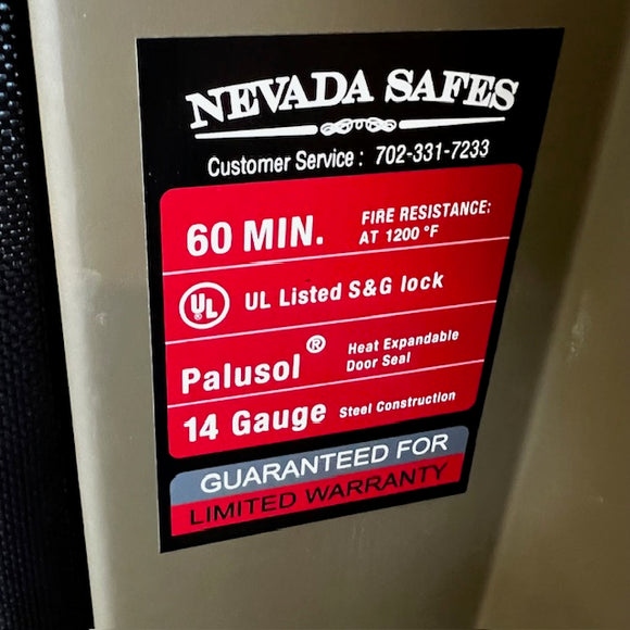 USED Nevada Safes NS-29 Gun Safe, photo 6