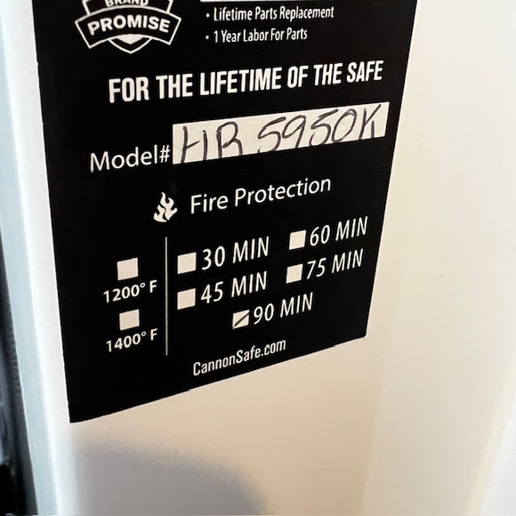 USED Cannon HR-5950 Gun Safe, photo 10