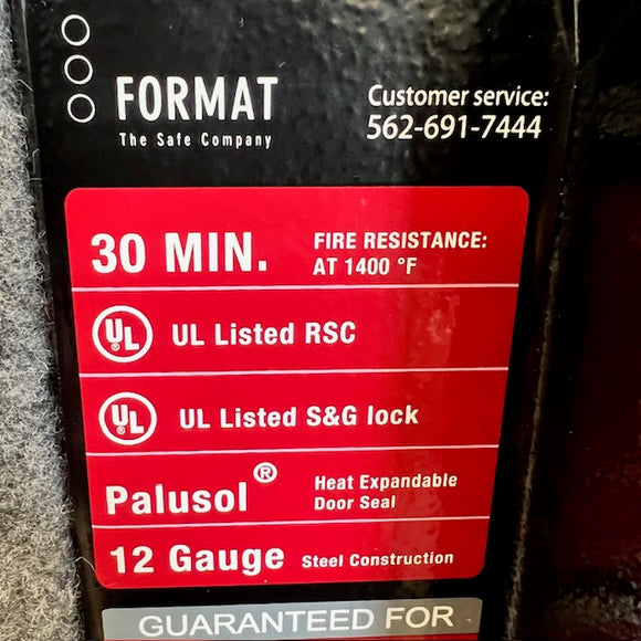 USED Format AA12 Gun Safe, photo 6