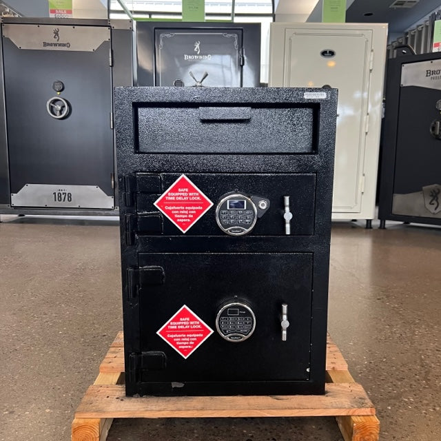 USED Dual Compartment Drop Safe, image 1 