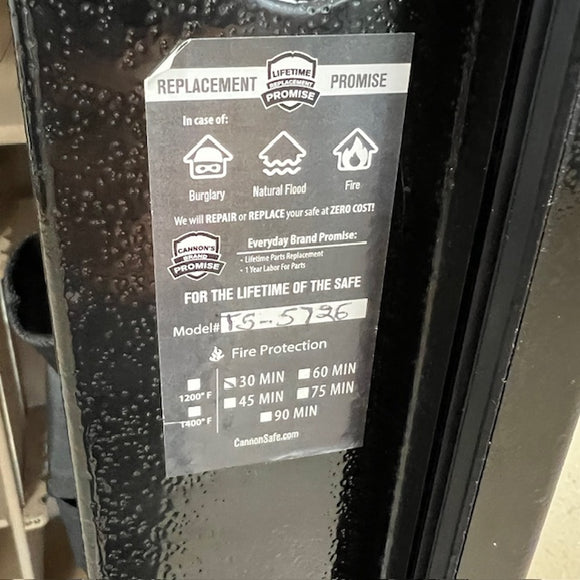 USED Cannon 24 Gun Safe, photo 5