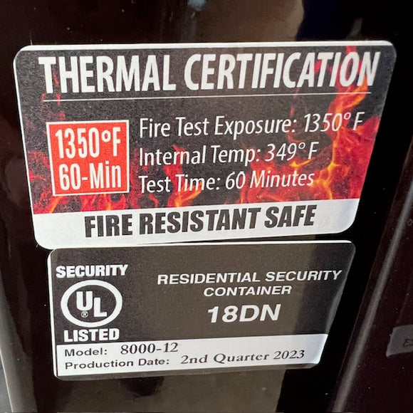 USED Superior SS12 Home Safe, photo 7