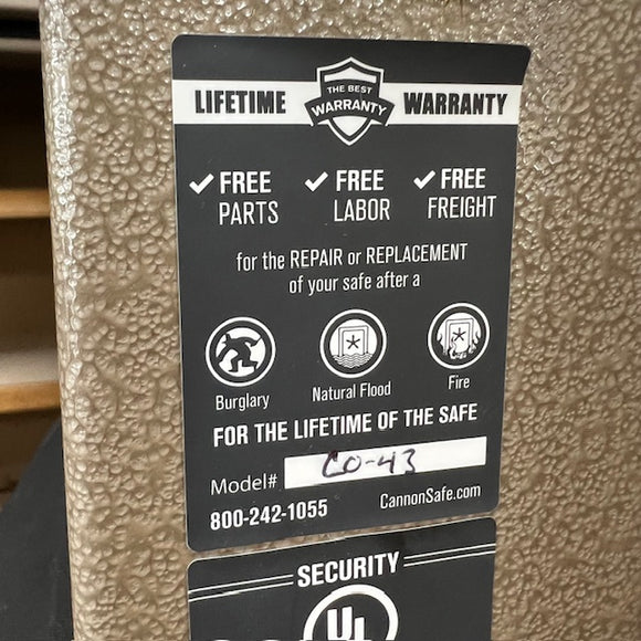 USED Cannon Commander Gun Safe, photo 8