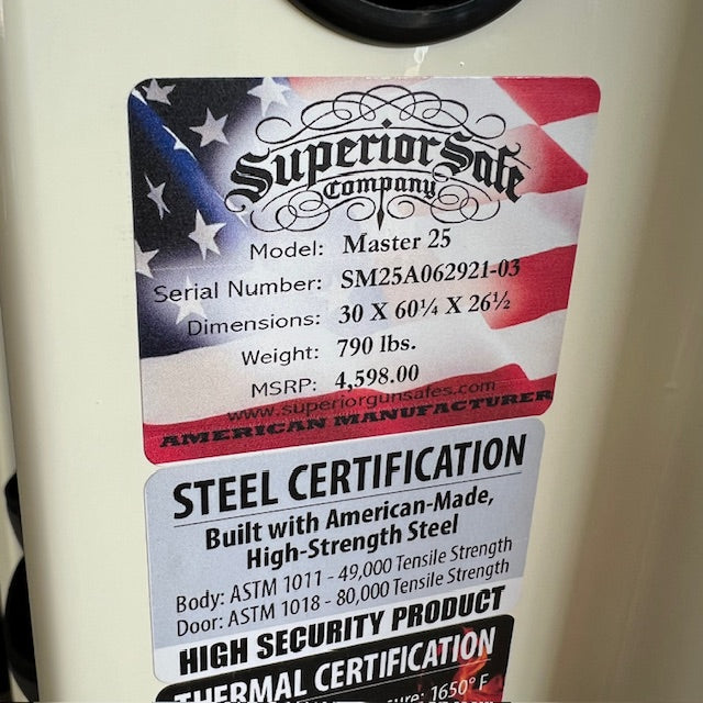Superior Master 25 Gun Safe - CLEARANCE, photo 5