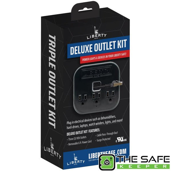 Liberty Gun Safe Deluxe Triple Electrical Outlet Kit, photo 4