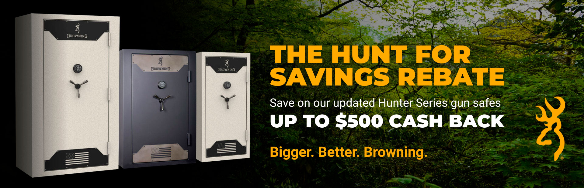 The Hunt For Savings Rebate - Browning Safes Rebate
