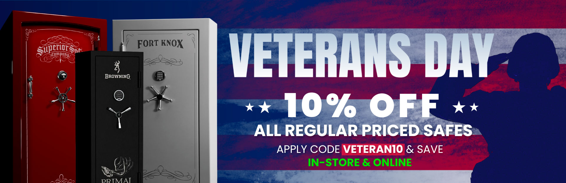 Veterans Day 2025 Safe Sale