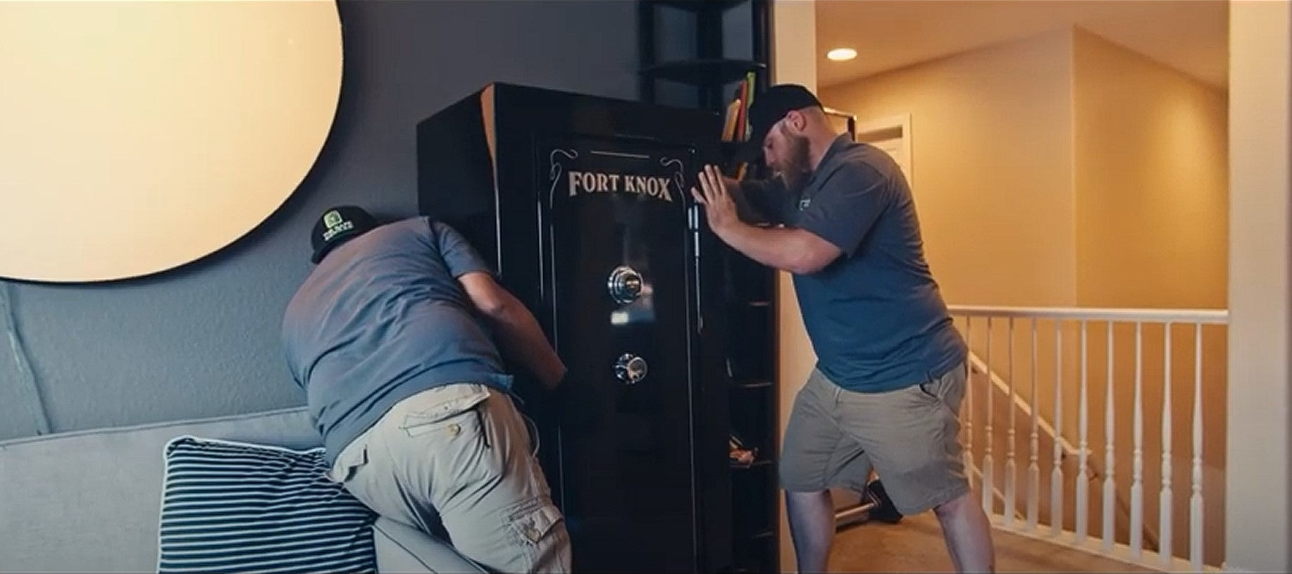 Installing Gun Safe Upstairs