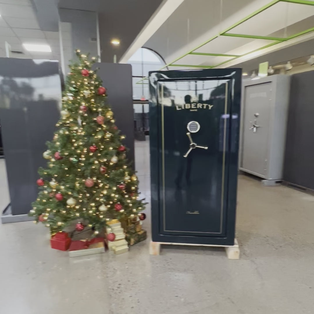 USED Liberty Franklin 25 Forest Green Gloss Gun Safe, view 3