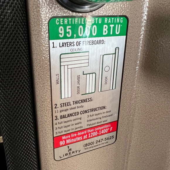 Used Liberty Lincoln 25 Gun Safe, photo 7