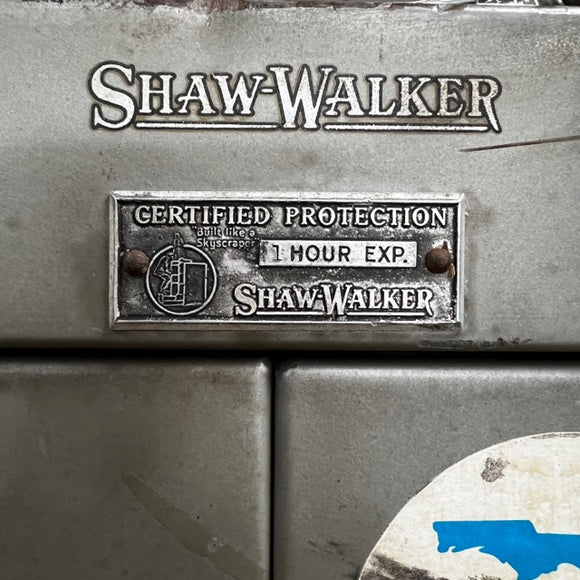 USED Shaw-Walker Double Door Safe, photo 4