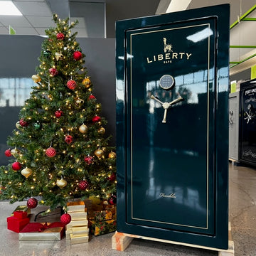 USED Liberty Franklin 25 Forest Green Gloss Gun Safe, image 1 