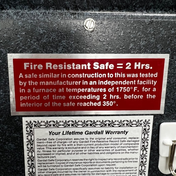 USED Gardall 4820 Home and Business Safe, photo 4