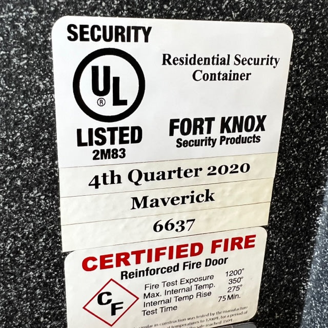 Fort Knox Maverick 6637 Gun Safe - CLEARANCE