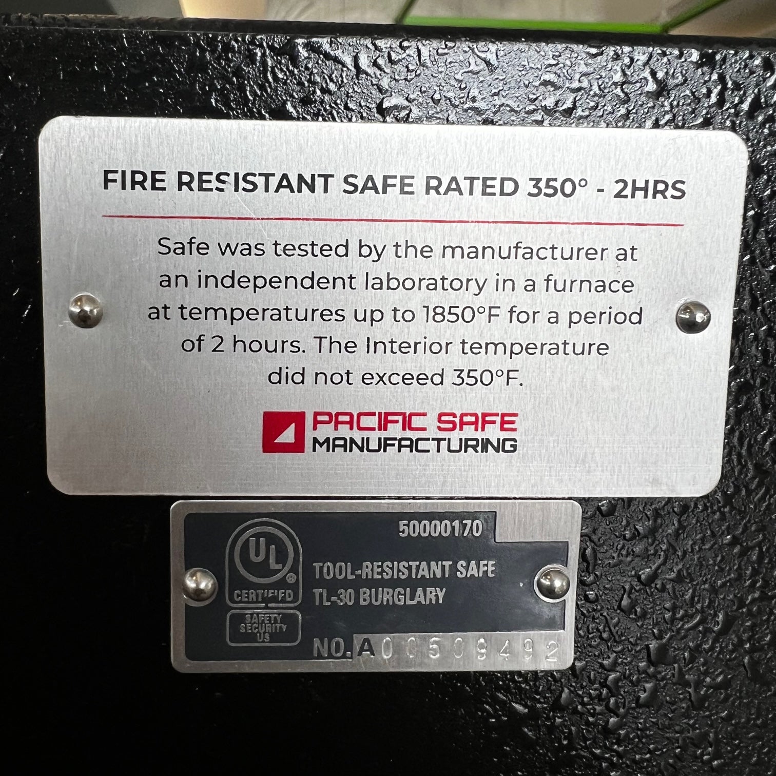 Pacific Safe Manufacturing Omni-Vault TL-30 Safe | TL30-623130, photo 6