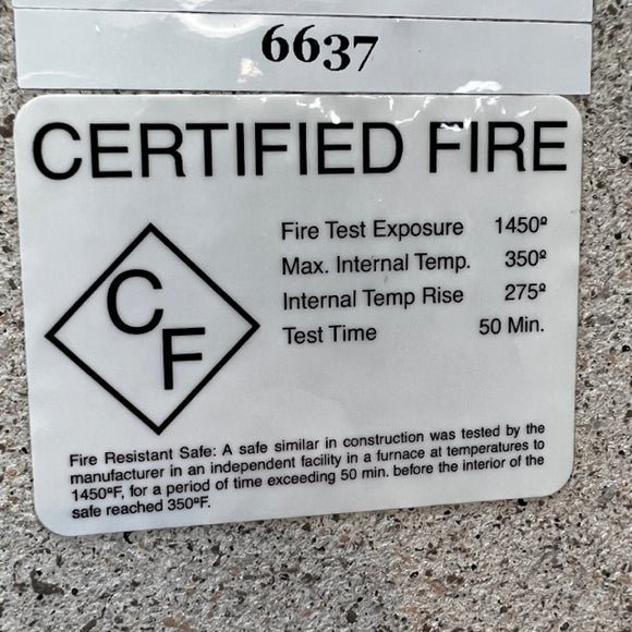 USED Fort Knox Spartan 6637 Gun Safe, photo 7