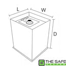 Hollon B2500 Floor Home Safe, view 5