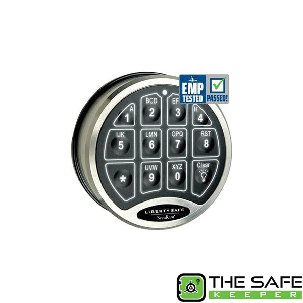 SecuRam BackLit Electronic Lock (Chrome), image 1 