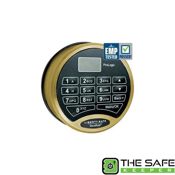 SecuRam ProLogic Electronic Lock (Brass), image 1 