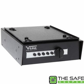 V-Line 2597-S BLK Desk Mate Handgun Safe, image 1 